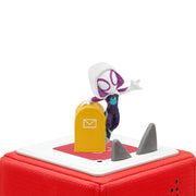 Tonies 10002377 Marvel Toniebox Audio Player Bundle with Spidey and Friends, Red