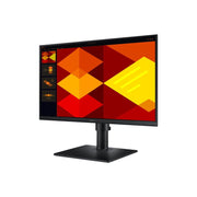 Samsung S24D402GAN 24-Inch FHD IPS LCD Monitor, 100Hz Refresh Rate, 5ms Response Time, HDMI, DisplayPort, USB Hub, Height Adjustable, Flicker-Free, Anti-Glare