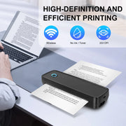 CCDES Wireless Portable Travel Printer, Bluetooth Thermal Printer Compatible with 8.5