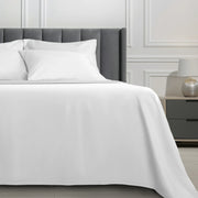 Serta SRS501325722-03 6-Piece 800 Thread Count White Cotton Rich Adult Bed Sheet Set, King - Deep Pocket