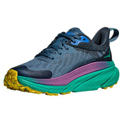 Hoka 1134502-RLT Challenger 7 GTX Waterproof Trail Running Shoes for Ladies - Real Teal/Tech Green - 6MM