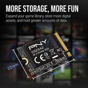 PNY M.2 2230 2TB PCI-Express 4.0 x4 3D NAND Internal Solid State Drive (SSD) M230CS2342-2TB-TB