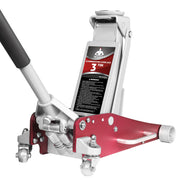 JACK BOSS AS8311LW Floor Jack 3 Ton Hydraulic Low Profile Aluminum and Steel Racing Car Jack with Dual Pump