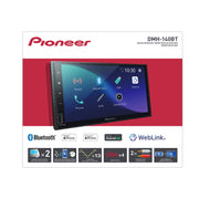 Pioneer DMH-140BT Double DIN Car Stereo, 7 in Capacitive Touchscreen, WSVGA Display, Bluetooth Hands-Free Calling, Audio Streaming, Backup Camera Ready