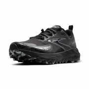 Brooks Cascadia 18 Trail Running Shoes for Men, Adaptable Stability, Black/Blackened Pearl/Grey, Size 8.5, 110426-072