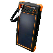 ToughTested TT-PBW-SW16 Fast Charging Solar Power Bank with Flashlight, 16,000mAh, IP65 Waterproof - Black