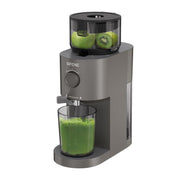 SIFENE Cold Press Juicer, Slow Masticating Electric Single Auger Juicer, 5.2-Inch Wide Feed Chute, High Juice Yield, Easy to Clean, Gray, JS8301