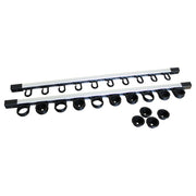 Rush Creek Creations 3-in-1 All-Weather 10 Fishing-Rod Storage Rack