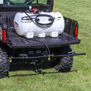 Fimco 45 Gallon UTV Mounted Sprayer, 2.4 GPM Pump, Lever Spray Wand, Hitch Mount, 3-Nozzle Folding Steel Boom, Corrosion Resistant Polyethylene Tank
