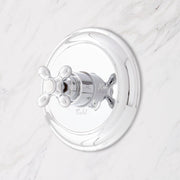 Signature Hardware HL-283E-NSSH-CH-U Glenley Pressure Balance Shower Valve with Cross Handles - Chrome
