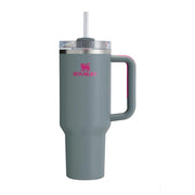 Stanley Quencher H2.0 FlowState Stainless Steel Vacuum Insulated Tumbler, Grey Rock, 40 oz