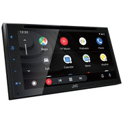 JVC KW-V660BT Double-Din in-Dash DVD Receiver 6.8-inch with Bluetooth Apple Carplay Android Auto and SiriusXM Ready