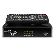 Ematic AT103B Digital Converter, Digital TV Converter Box with Recording, Playback & Parental Controls, Black