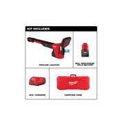 Milwaukee 2580-21 M12 ONE-KEY 12-Volt Lithium-Ion Wireless Hand-Held Pipeline Locator Kit W/Battery & Charger