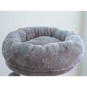 Vibrant Life 7-Level 65-Inch Cat Tree with Hammock and Condo, Light Gray
