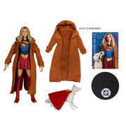McFarlane Toys DC Multiverse Supergirl and Krypto 7 Inch Gold Label Action Figure Theatrical Edition TM17834