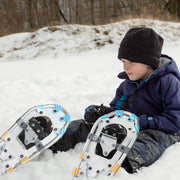 Gotop Outdoor G2 16 Inch Kids Snowshoes Set with Trekking Poles, Blue