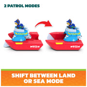 Spin Master PAW Patrol Dino Patrol Box Toy Vehicle Two 2-Pack with Sea Patroller and Hovercraft, Multicolor
