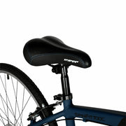 Hyper Bicycles HYP-T700-3500 700c Men's Spin Fit Hybrid Bike, Adults Ages 14+, Black/Blue
