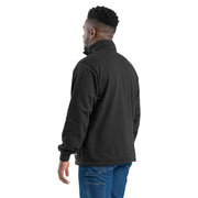 Berne Heritage Thermal-Lined Long-Sleeve Quarter-Zip Sweatshirt for Men - Black - 3XL