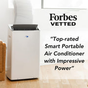 Whynter Portable Air Conditioner and Heater with Advanced Inverter Technology, Dual-Hose Design, Smart Wi-Fi Control, White, 12000 BTU, 600 Sq.Ft