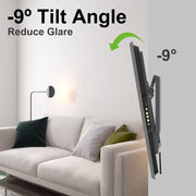 USX MOUNT Tilting TV Wall Mount for 26-60 Inch Flat Screen TVs, Supports up to 99 lbs, VESA 100x100 to 400x400mm, Black, STM012-01