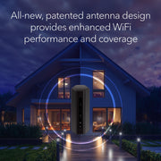 NETGEAR Nighthawk RS140 Dual-Band WiFi 7 Router, 5.0 Gbps Speed, 2.5 Gig Internet Port, Covers 2,250 Sq. Ft., Supports 80 Devices, Black