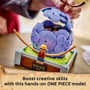 LEGO One Piece Gum Gum Fruit Building Toy, 482 Pieces, Multicolor, Ages 9+, Includes Luffy Minifigures, 75647