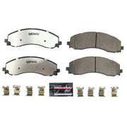 PowerStop Z36 Truck & Tow Carbon-Fiber Ceramic Front Brake Pads with Stainless Steel Hardware for Ram 2500 3500 2019-25 Z36-2223