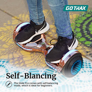 Gotrax GT-GLIDEPRO-SIL Glide Pro Hoverboard, Silver