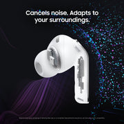 Samsung Galaxy Buds4 Pro Bluetooth Earbuds, Adaptive Noise Cancellation, White, 26h Battery Life, SM-R640NZWWXAR