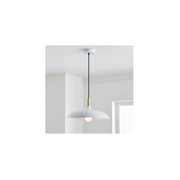 Better Homes & Gardens BHS336179061030 1 Light Single Head Pendant White 1 A19 Light Bulb Included