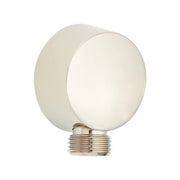 Signature Hardware SHWE2040PN Contemporary Round Water Supply Elbow for Hand Shower - Polished Nickel