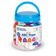 Learning Resources LER6799 Mini ABC Pops - 52 Pieces, Toddler Learning Toys Ages 3+, ABC for Kids, Alphabet