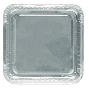 Handi-Foil of America 8-Inch Square Aluminum Cake Pan, Durable, Odor-Resistant, 7.88 x 7.88 x 1.31 in, 500 Count, 404835