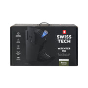 Swiss Tech Wchter 110 Mounted Biometric Gun Safe, Holds 1 Pistol & Magazine, USB-C Emergency Power, Black Steel, 85052