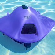 Maytronics Sonar Ray Cordless Robotic Pool Vacuum Cleaner, Purple, For Pools up to 26 FT