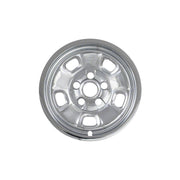 CCI IMPOSTOR Automotive Hubcaps, 17 Inch 5 Slotted Spoke Chrome-Plated Snap-On Wheel Covers Set of 4 IWCIMP88X