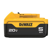 DeWALT 20V MAX XR Cordless Tool Battery and Charger Kit, 5Ah Lithium-Ion, Lightweight, Extended Runtime, DCB205C