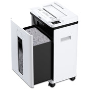 QUIETLEMON Heavy Duty Micro Cut Paper Shredder, 200-Sheet Auto Feed, 7-Sheet Manual, P-5 Security Level, 5.8-Gallon Bin, White, OL-289