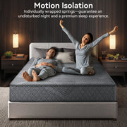 Liboria POSMOND 12 inch Hybrid Mattress with Cooling Gel Memory Foam in a Box, Queen