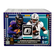 Panini 2025 Donruss Optic Football Trading Cards Blaster Box, 24 Cards, Includes 3 Rated Rookie Purple Shock Parallels