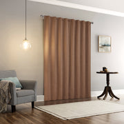 Sun Zero Vance Curtain Panel Pair, 100% Blackout, Magnetic Closure, Dusty Terracotta, 37 in x 84 in, 65804