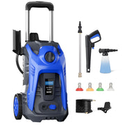 PANRANO BL-202 3500 PSI at 2.5 GPM, 110V Electric Pressure Washer, Blue