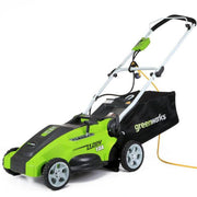 Greenworks 16 in. 10 Amp 2-in-1 Walk Behind Battery Push Mower-GW25142