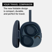 Sony WH-1000XM6 Wireless Noise Canceling Over-Ear Headphones, Black, 30-Hour Battery, HD NC Processor QN3, Adaptive NC Optimizer