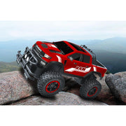Adventure Force RAM Rubicon 1:14 Scale Radio Controlled Truck, Full-Function 4-Wheel Drive, 7.4V Li-Ion USB Rechargeable Battery, Red