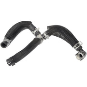 Dorman Engine Heater Hose Assembly with Upgraded Aluminum T-Connector, Black, Complete Replacement Kit with Clamps for Buick Terraza, Chevrolet Uplander, Pontiac Montana, Saturn Relay, 626-663