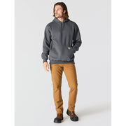 Carhartt Rain Defender Paxton Men's Heavyweight Pullover Hoodie, Carbon Heather, Large, 100615-026