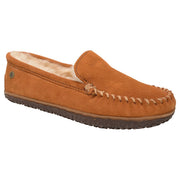Minnetonka Sheepskin Terese Slippers for Ladies - Brown - 7M